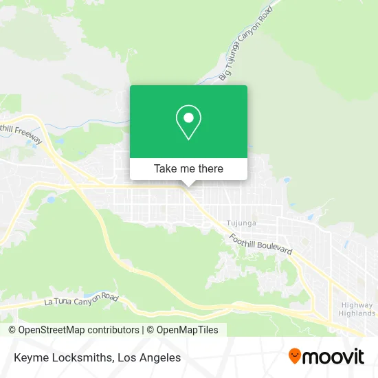 Keyme Locksmiths map