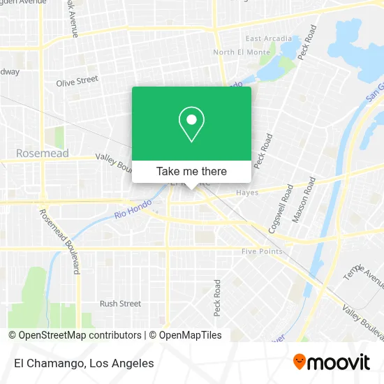 El Chamango map