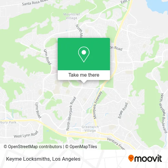 Keyme Locksmiths map