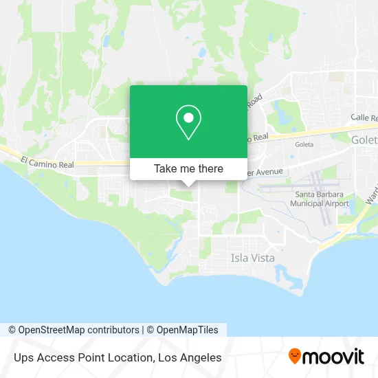 Ups Access Point Location map