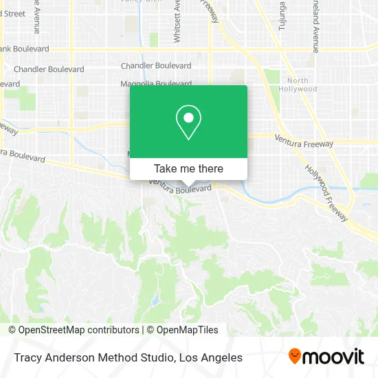 Tracy Anderson Method Studio map