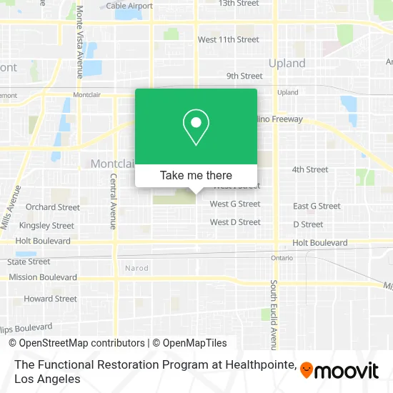 The Functional Restoration Program at Healthpointe map