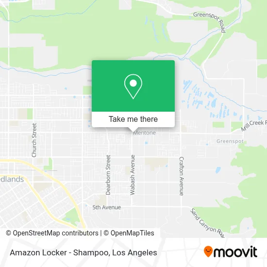 Amazon Locker - Shampoo map