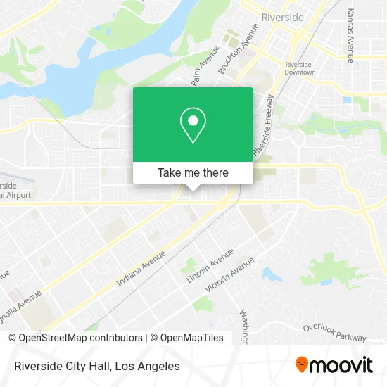 Riverside City Hall map