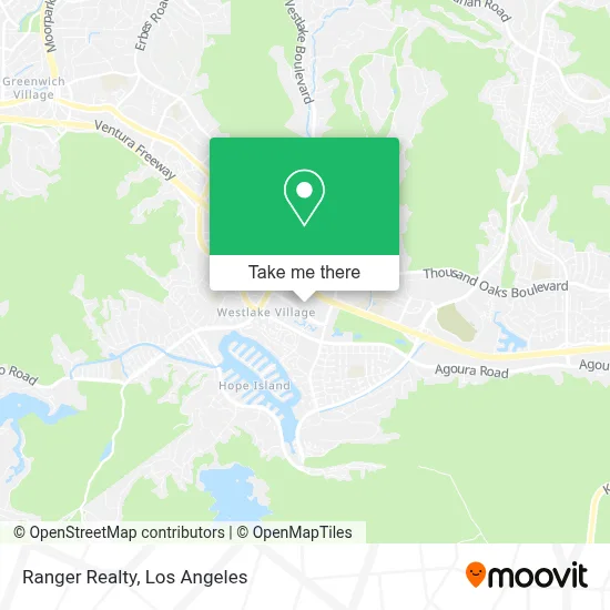 Ranger Realty map