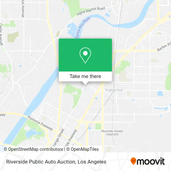 Riverside Public Auto Auction map