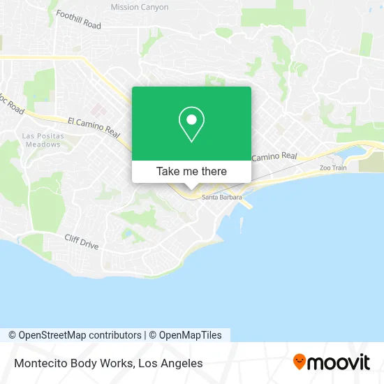 Montecito Body Works map