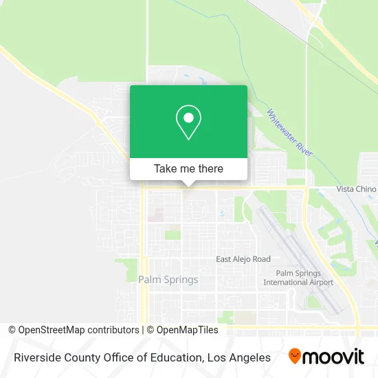 Riverside County Office of Education map