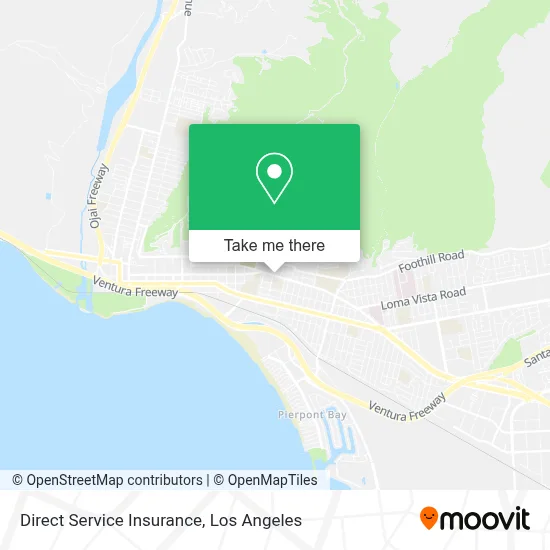 Direct Service Insurance map