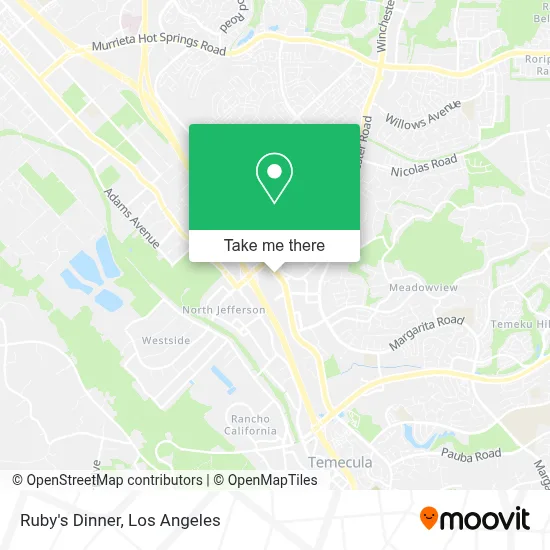 Ruby's Dinner map