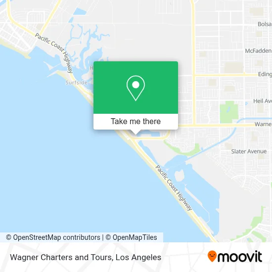 Wagner Charters and Tours map