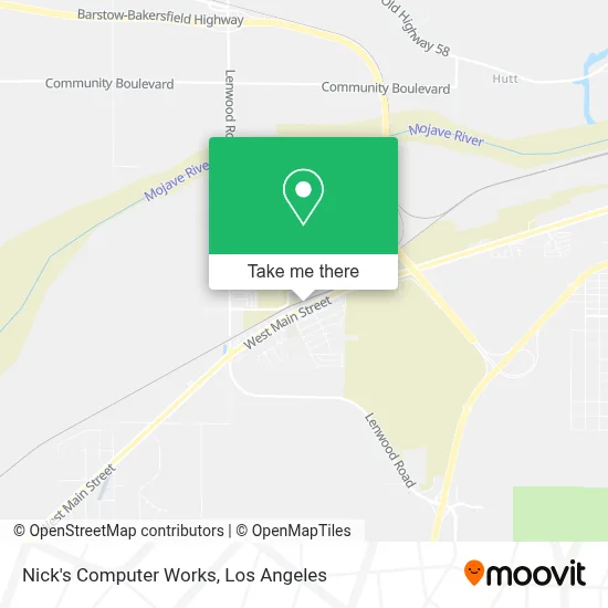 Nick's Computer Works map