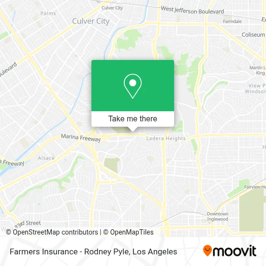 Farmers Insurance - Rodney Pyle map