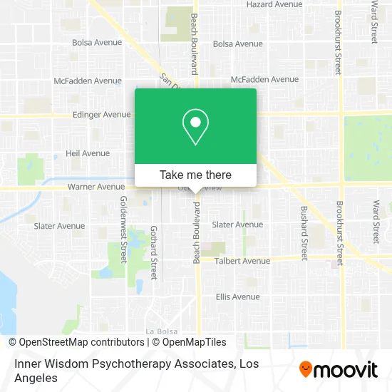 Inner Wisdom Psychotherapy Associates map