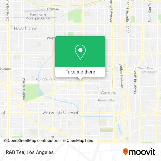 R&B Tea map