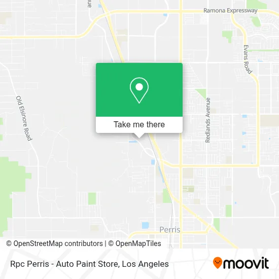 Rpc Perris - Auto Paint Store map