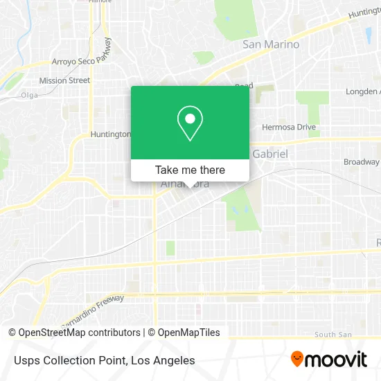 Usps Collection Point map