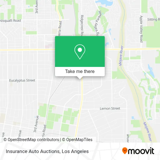 Insurance Auto Auctions map