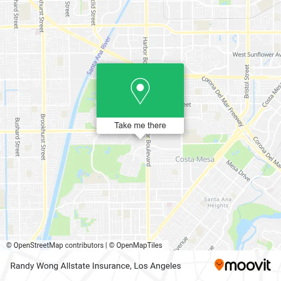 Randy Wong Allstate Insurance map
