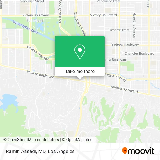 Ramin Assadi, MD map