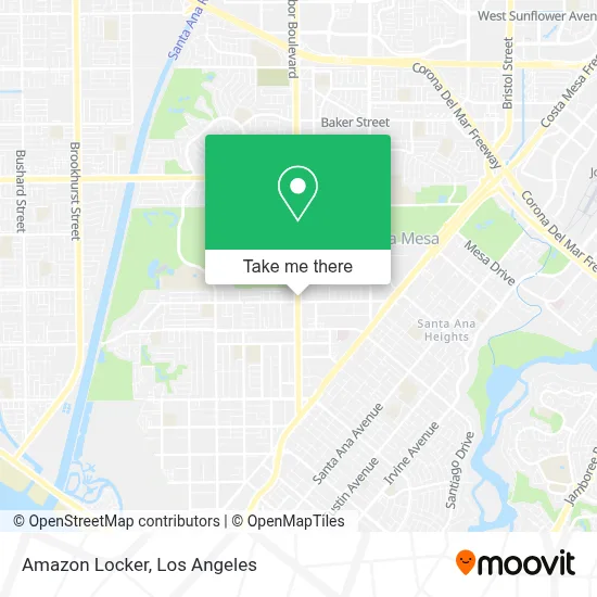 Amazon Locker map