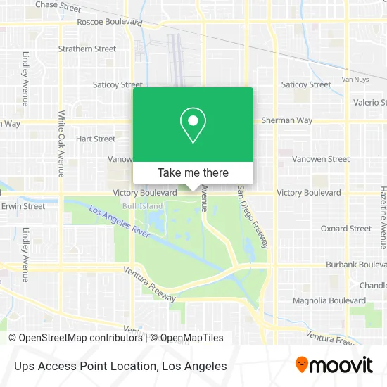 Ups Access Point Location map