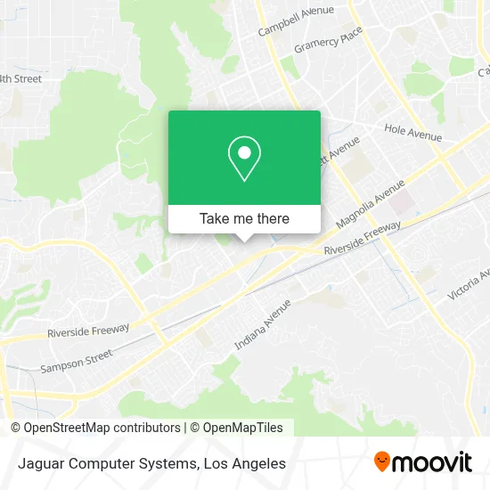 Jaguar Computer Systems map