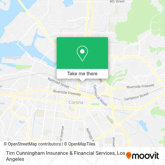 Tim Cunningham Insurance & Financial Services map