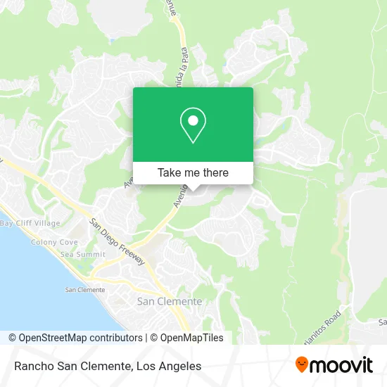 Rancho San Clemente map