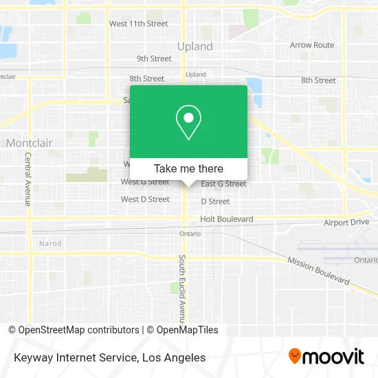 Keyway Internet Service map