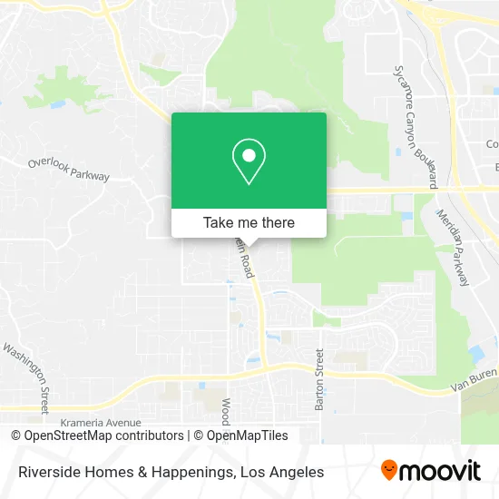 Riverside Homes & Happenings map