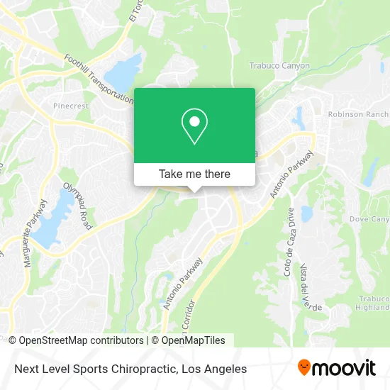 Next Level Sports Chiropractic map