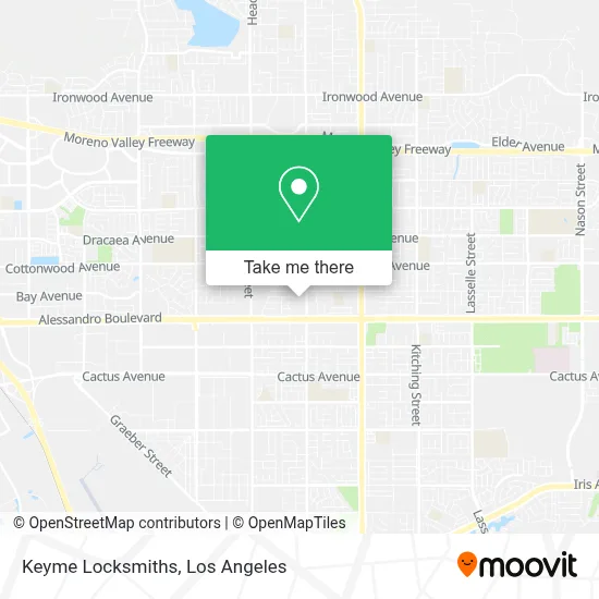 Keyme Locksmiths map