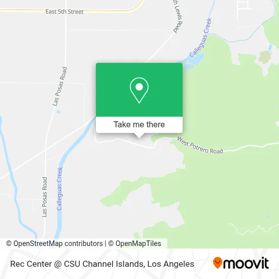 Rec Center @ CSU Channel Islands map