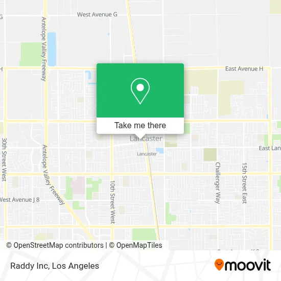Raddy Inc map