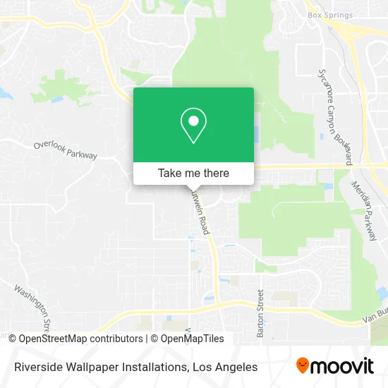 Riverside Wallpaper Installations map