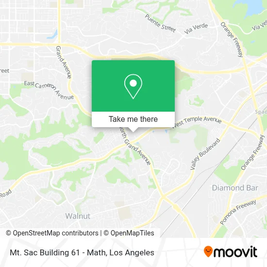 Mt. Sac Building 61 - Math map