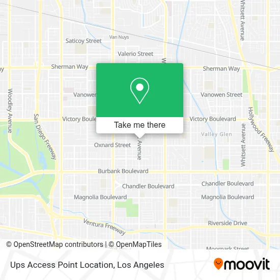 Ups Access Point Location map