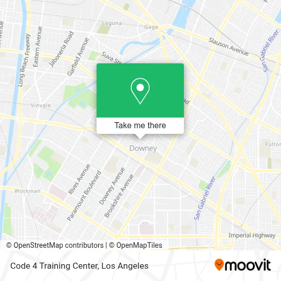 Code 4 Training Center map