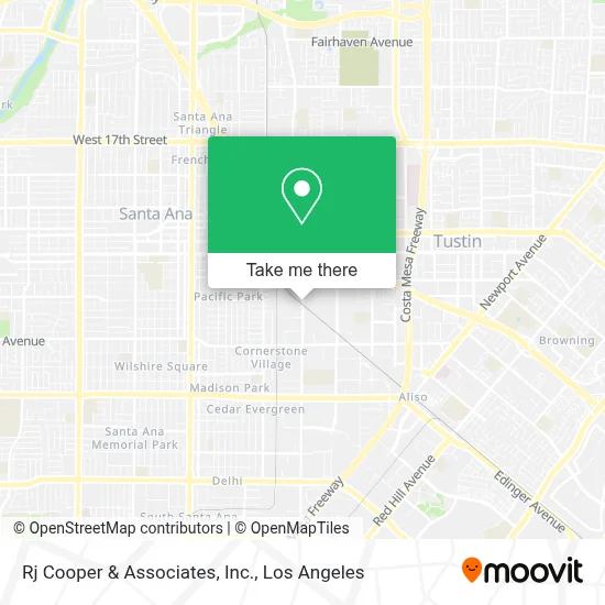 Rj Cooper & Associates, Inc. map