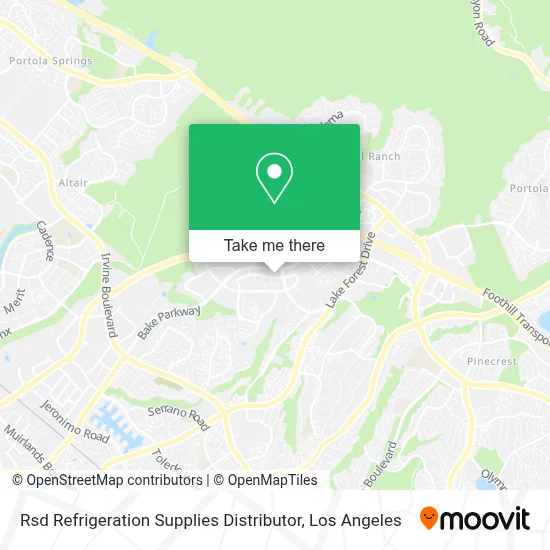 Rsd Refrigeration Supplies Distributor map