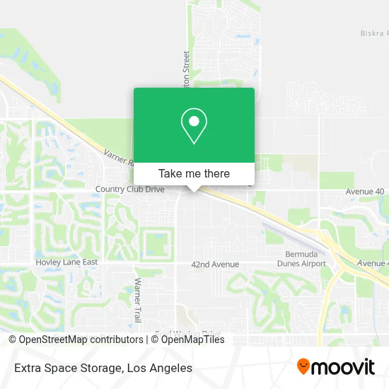 Extra Space Storage map