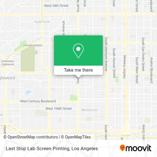 Last Stop Lab Screen Printing map