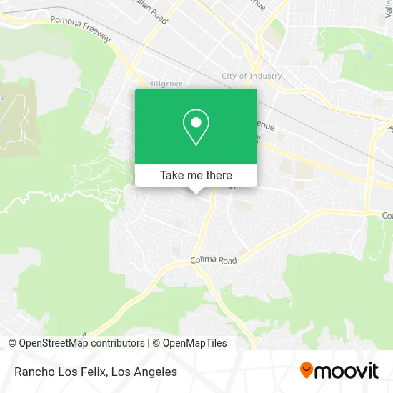 Rancho Los Felix map