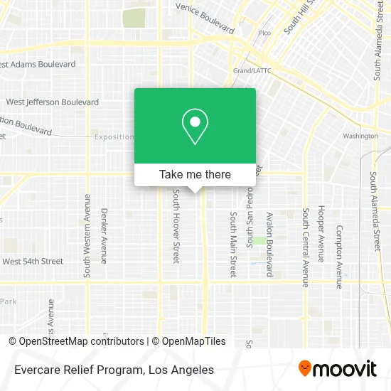 Evercare Relief Program map