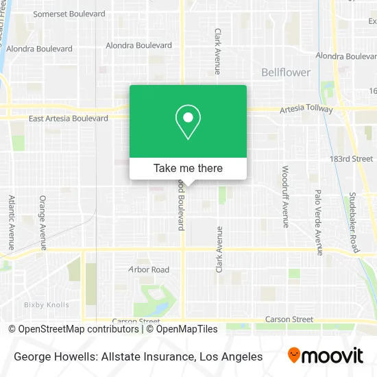 George Howells: Allstate Insurance map