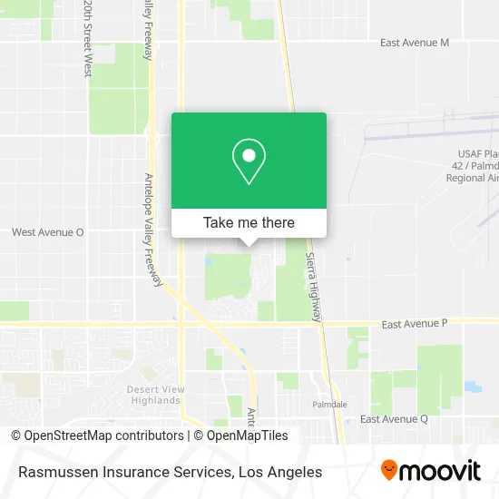 Rasmussen Insurance Services map