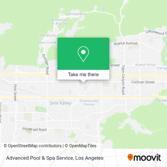 Advanced Pool & Spa Service map