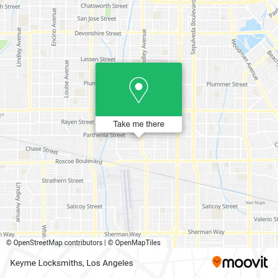 Keyme Locksmiths map
