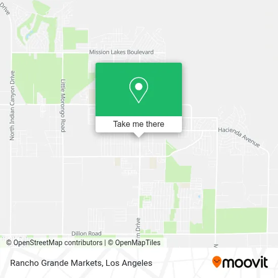 Rancho Grande Markets map